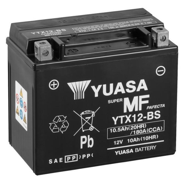 Batterie moto 12v POWER THUNDER YT7B4