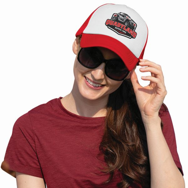 Casquette rouge et noir Femme – MI4R