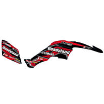 Kit déco YAMAHA YFM 350 RAPTOR RED ORIGINAL